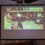 На экране фильм, снятый при поддержке РГО – «Дагестан»