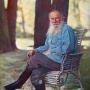 L.N. Tolstoy. Yasnaya Polyana, 1908. Photo by S.M. Prokudin-Gorsky