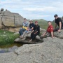 С сотрудниками заповедника «Даурский» на вершине Адон-Челона