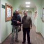 Дима с редактором "Вестника ВО РГО" Дмитрием Алмазовым. Фото: Сергей Моников