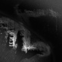 The fragments of the sonar image of the monastery «Yugskaya Dorofeev Desert». Provided by the expedition members