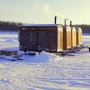 Уже с вечера в ледовом лагере все готово к приему гостей