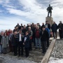 Российско-норвежская делегация у памятника Советскому солдату в Киркенесе, фото: Ян Сулстад (Норвегия)