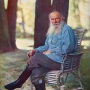 Leo Tolstoy. Yasnaya Polyana, 1908. Photo by: S. M. Prokudin-Gorsky 