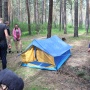 Отработка конкурса по постановке палатки