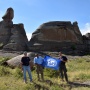 В центре Куаткали Кожаев, начальник отдела науки и мониторинга Баянаульского национального парка