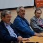 Академики РАН рассказали студентам об актуальных направлениях развития экологии (справа налево): В.В. Рожнов, Г.С. Розенберг, В.Н. Большаков 