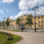 Здание Морского кадетского корпуса на набережной Лейтенанта Шмидта в Санкт-Петербурге. Фото с сайта wikipedia.org