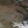 Пожары в Алтайском крае по состоянию на 7 мая. Снимки из космоса