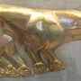 Scythian gold plate with a panther, probably for a shield or breastplate; end of VII century BC