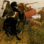 Fight of the Scythians with the Slavs. V.M. Vasnetsov