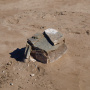 Каменный ящичек хунну. Фото предоставлено участниками экспедиции