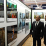 Vladimir Putin and Sergei Shoigu visiting the exhibition of the photo contest "The Most Beautiful Country". Photo: Kremlin.ru