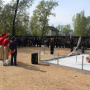 Церемония заложения камня в основание музея. Фото предоставлено Красноярским краевым отделением РГО