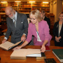 Prince Michael of Kent at the Science Library of the Russian Geographical Society. Photo: Tatyana Nikolaeva