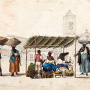 Уличные торговцы в Рио. Акварель Генри Чемберлена. Около 1819-1820 гг. Национальный музей искусств Сан-Паулу