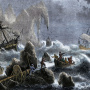Экспедиция Витуса Беринга среди Алеутских островов. 1741 год. Источник: wikipedia.org