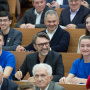 Participants of the Geographical Dictation - 2019 at the central venue at Lomonosov Moscow State University. Photo: Alexey Mikhailov