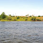 Вид с реки Урал на юго-восточную окраину села Уральск