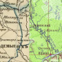 Картографическая "утка". Фрагменты карт 1862 и 1958 гг.