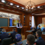 Встреча с вице-президентом РГО в Оренбургском президентском кадетском училище