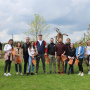 Участники сербской делегации на экологической акции «Поможем Поозерью вместе!». Фото предоставлено Смоленским региональным отделением
