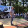 Дмитрий Травкин приветствует участников мероприятия. Фото Ульяновского отделения РГО.
