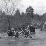 Переправа отряда В.К. Арсеньева через р. Билембе, впадает в районе б. Терней. Архив ПКО РГО – ОИАК.