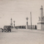 Железнодорожный вокзал Харбин и виадук, через который проезжал В.К. Арсеньев. Фото 1910 г.