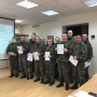 Военнослужащие в/ч 03013 после выполнения всех заданий. Фото предоставлено О. Огневой