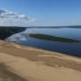 Вид с поверхности поверхности Ленской дюны. Фото: авторский коллектив ИМЗ СО РАН