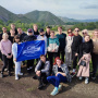 Активисты МК РГО "Оренбуржье" на Андреевских шишках. Фото: МК РГО