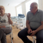 Михаил Кузнецов, правнук Михаила Водопьянова, и Любовь Беляева, председатель ЛОО РГО. Фото: Липецкое областное отделение РГО