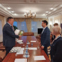 Встреча ректора УрГПУ, председателя СОО РГО Светланы Минюровой, исполнительного директора РГО Артёма Манукяна с Полномочным представителем Президента РФ в УрФО Владимиром Якушевым