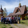 Памятная фотография участников поездки в скит. Весна 2023 г.