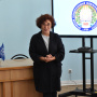 Гузель Хамитова презентовала в ЛНР реализуемый в РБ проект "Путешествие в ледниковый период: маршрут доступный для всех". Фото предоставлено пресс-службой отделения РГО в ЛНР