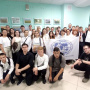 Первокурсники - участники фотовыставки. Фото Чувашского отделения РГО