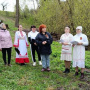 Участники акции в деревне Вурман Пилемчи Мариинско-Посадского округа. Фото: Чувашское республиканское отделение РГО