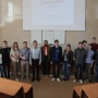 Участники открытой пресс-конференции по случаю открытия МК РГО Владимирской области