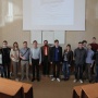 Участники открытой пресс-конференции по случаю открытия МК РГО Владимирской области